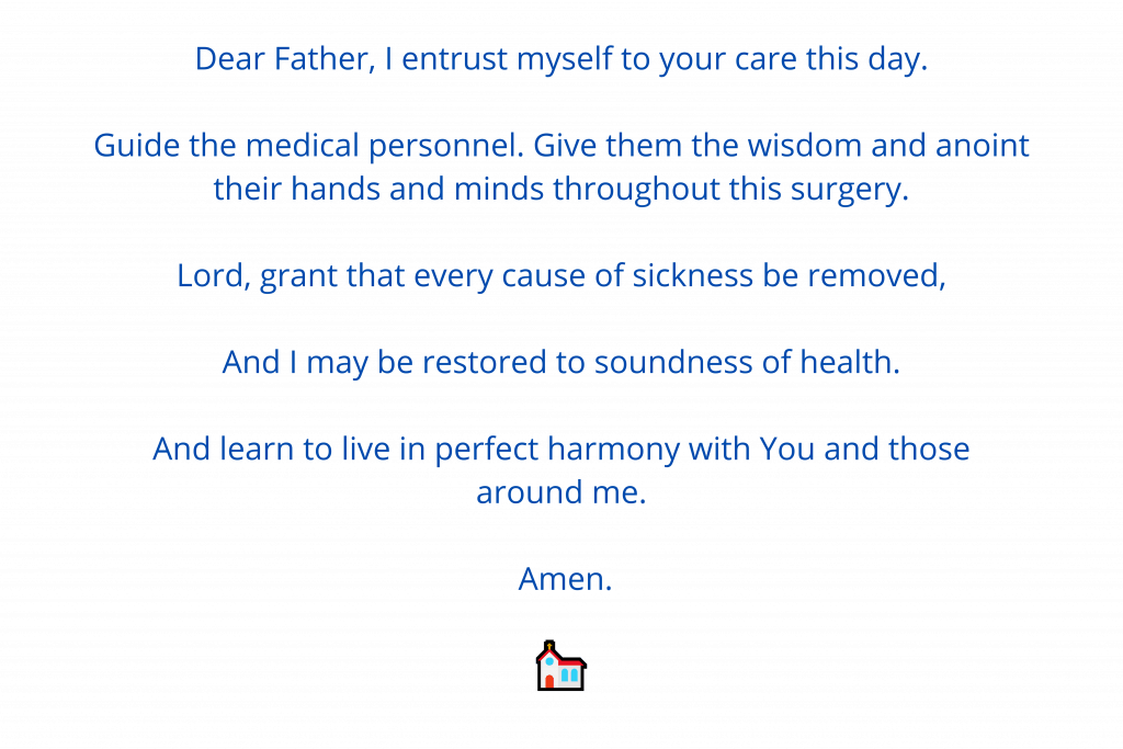 Prayer for recovery