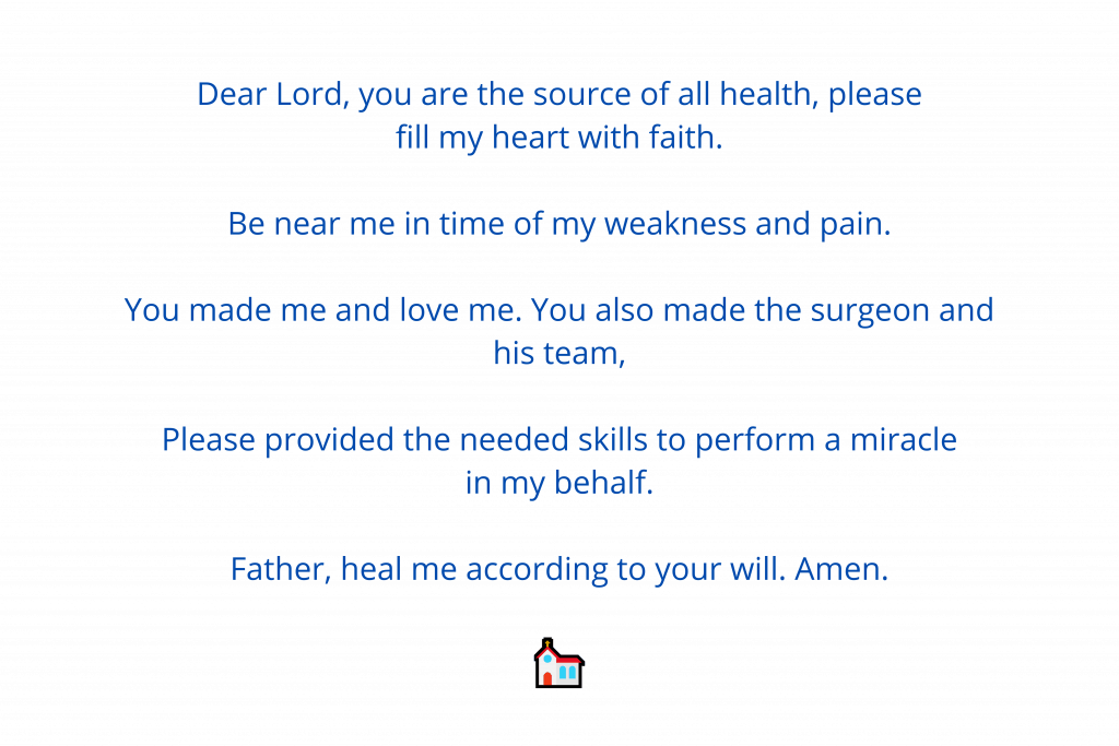 Prayer for healing