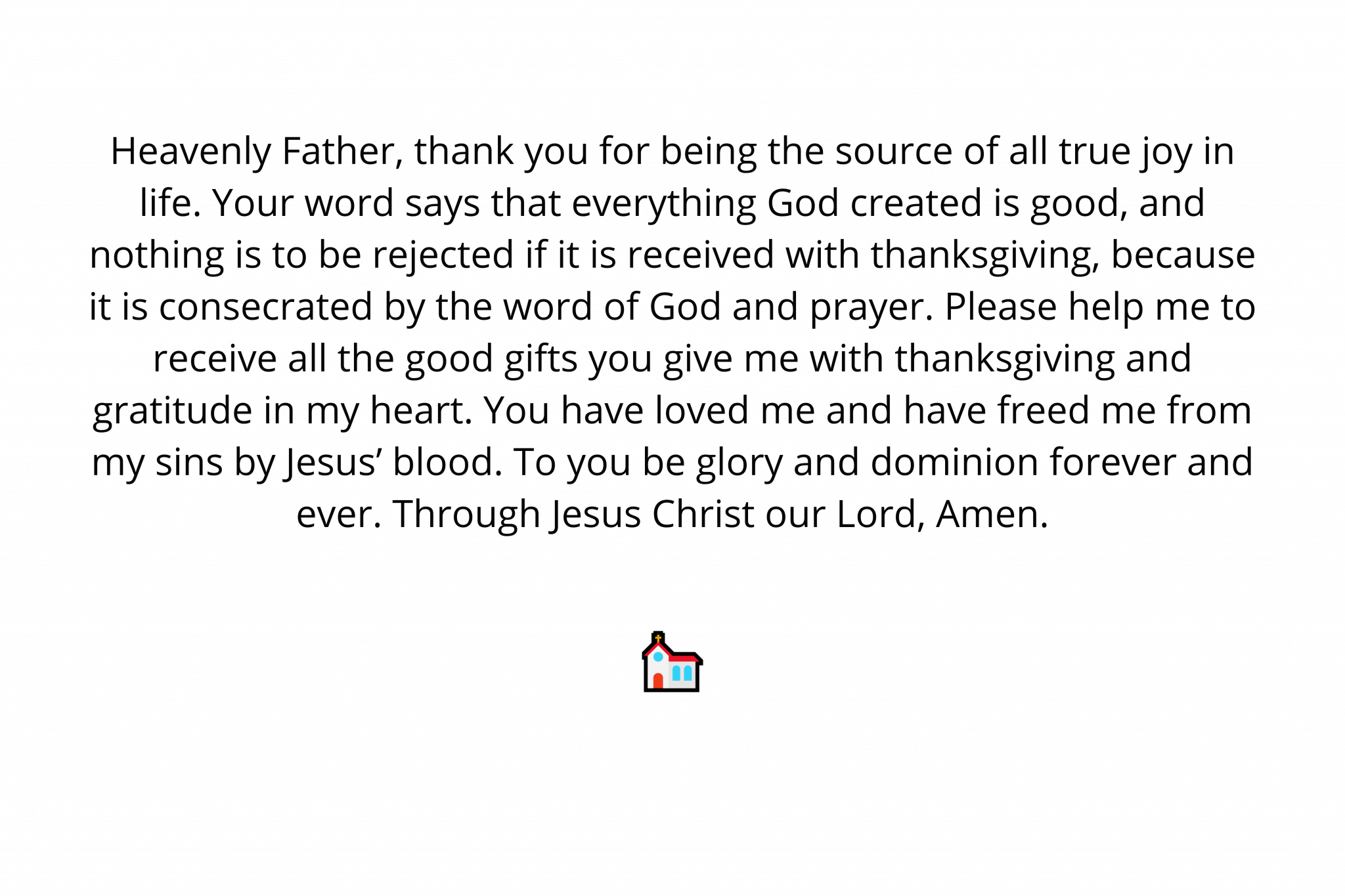 Prayer of Thanksgiving Prayer Simple Faith