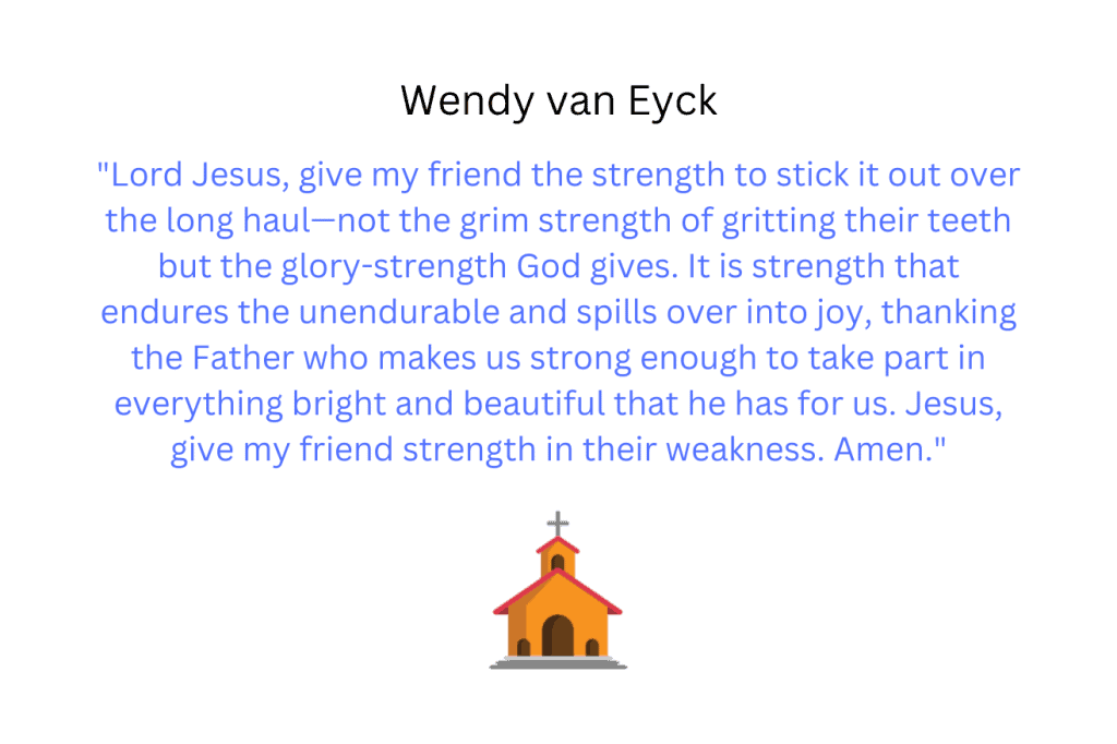 prayer for strength for a friend