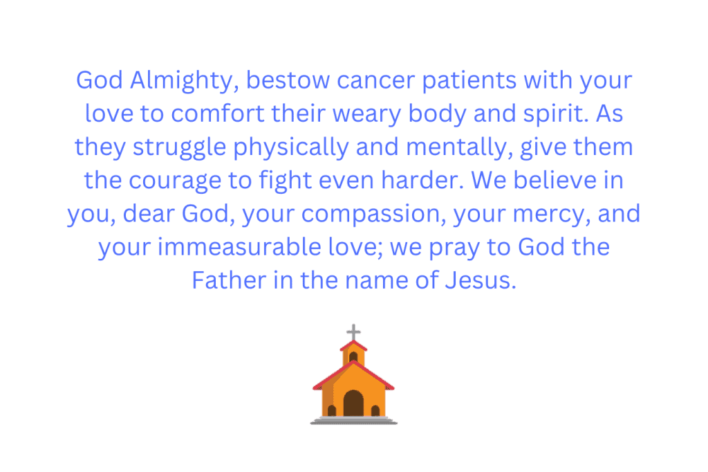 Short Prayer for Cancer Patients