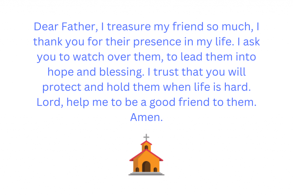 prayer for friend in need