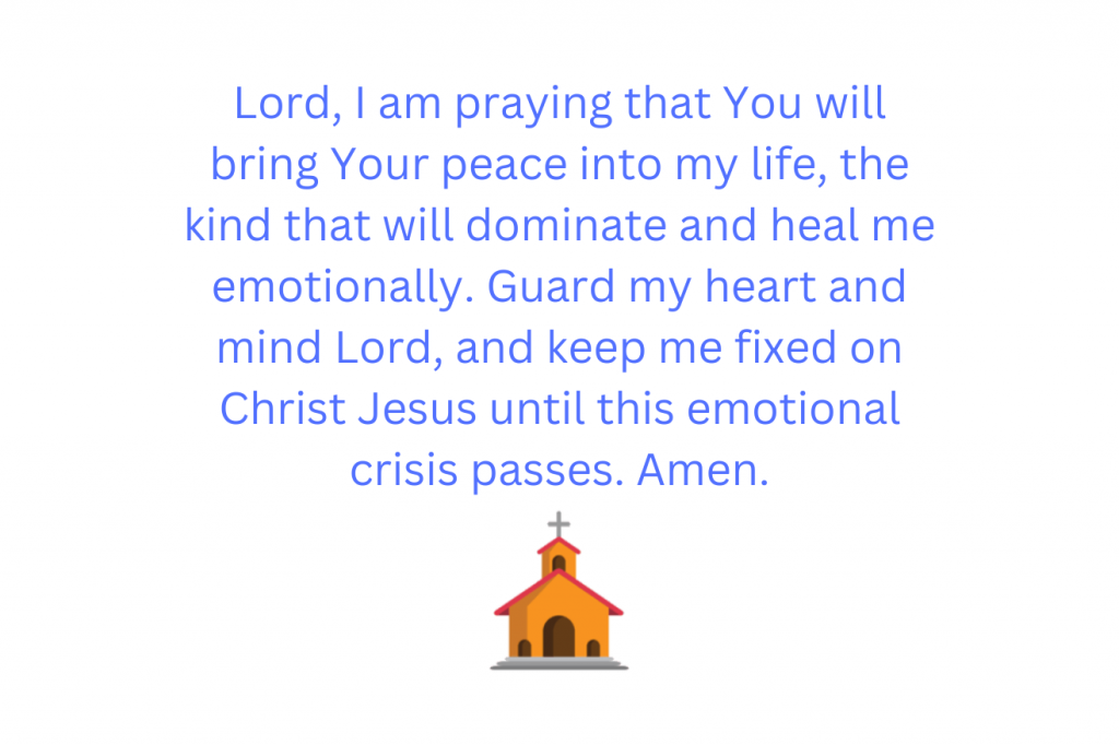 Prayer for Emotional Healing