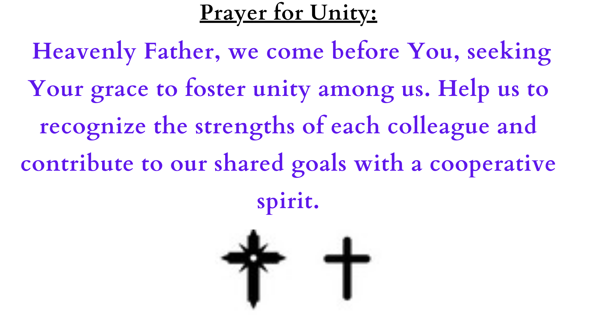 Prayers for Unity Among Colleagues - Prayer | Simple Faith